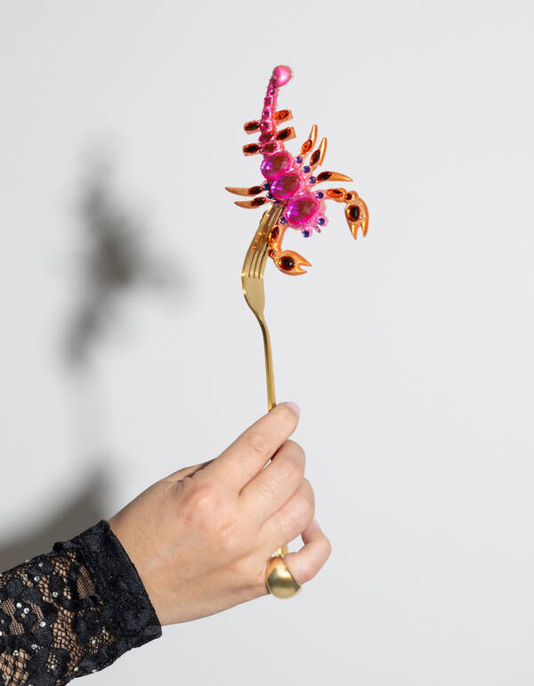 Scorpio Weihnachtskugel Rosa von Fred SHOEBY ACCESSOIRES