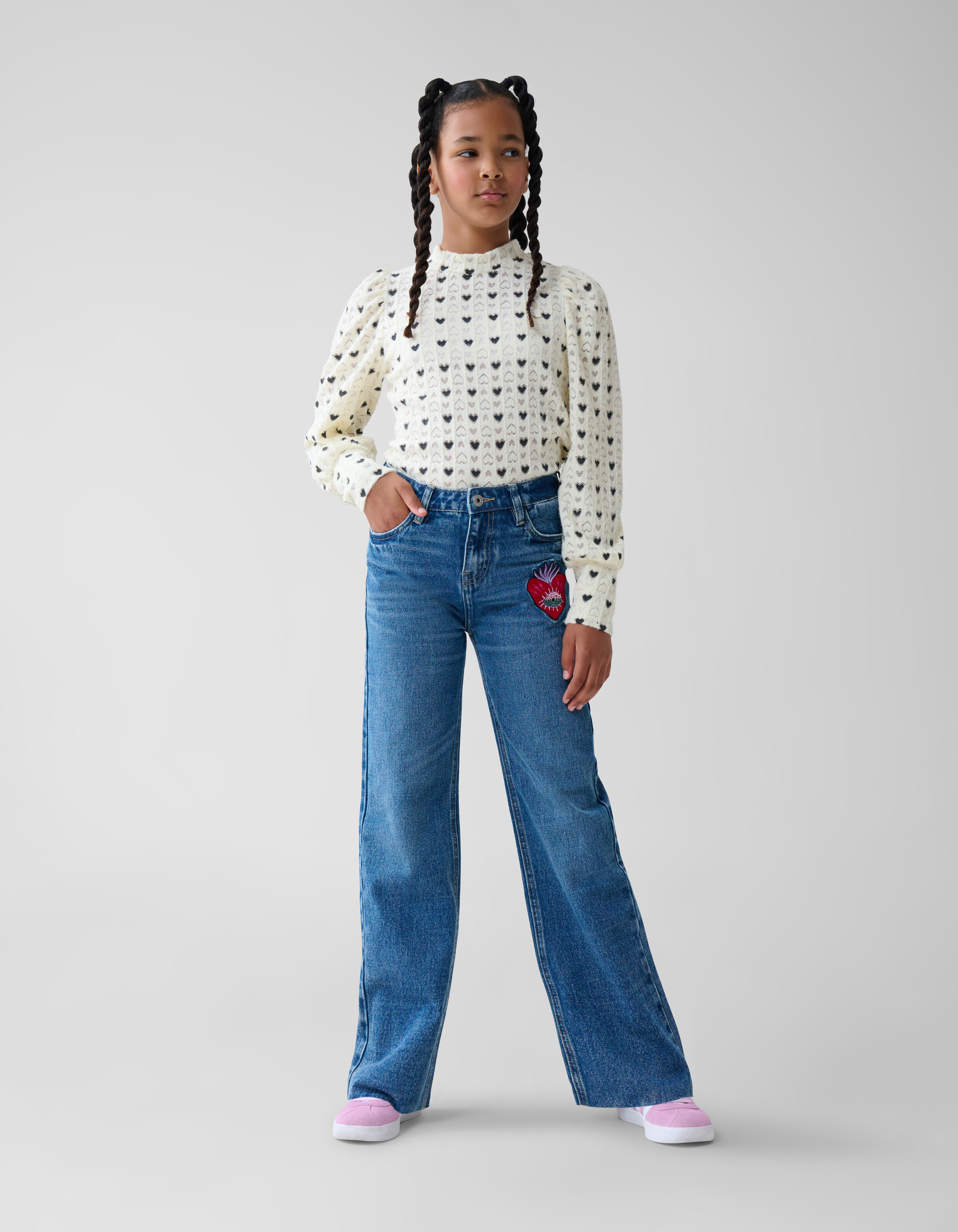 Straight Fit Jeans Mediumstone By Lizzy SHOEBY GIRLS