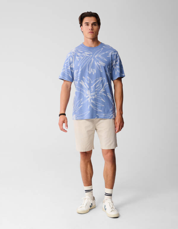 Bedrucktes T-shirt Hellblau SHOEBY MEN