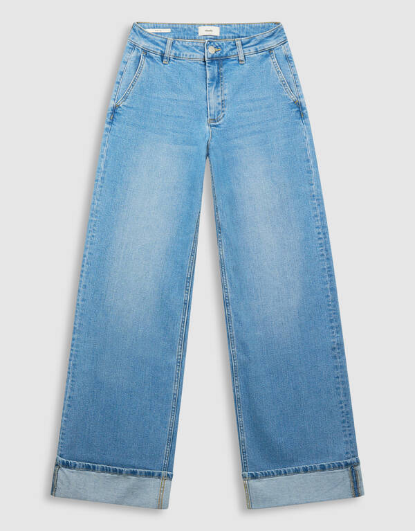 Klassische Jeans mit weitem Bein Hellblau SHOEBY WOMEN