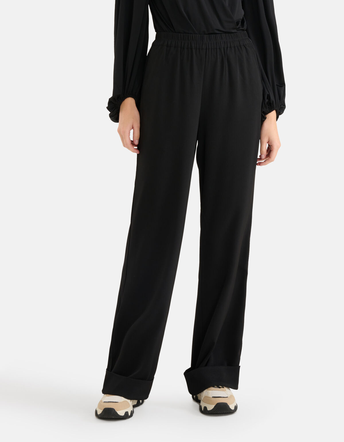 Wickelhosen mit weitem Bein Schwarz SHOEBY WOMEN