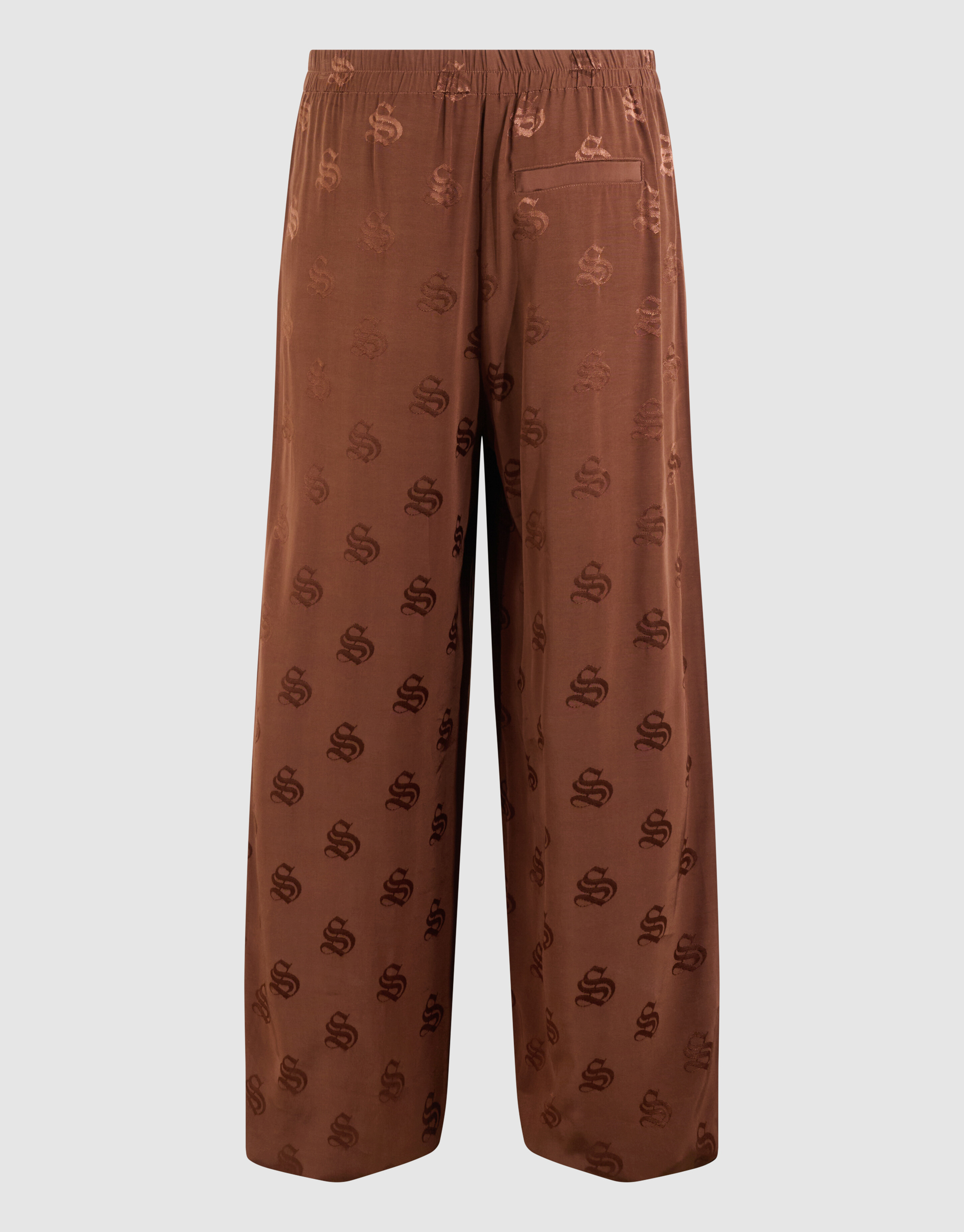 Logo Jacquard Hose Braun SHOEBY WOMEN