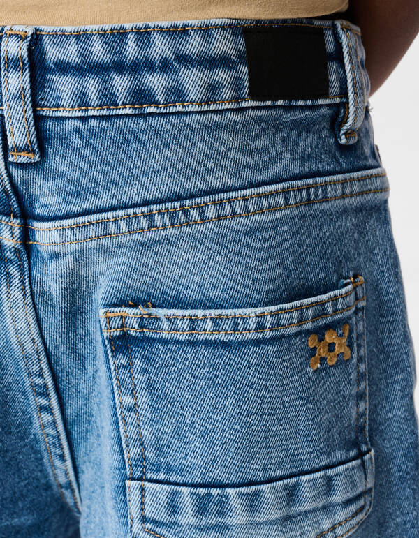 Baggy Fit Jeans Dunkelblau SHOEBY BOYS