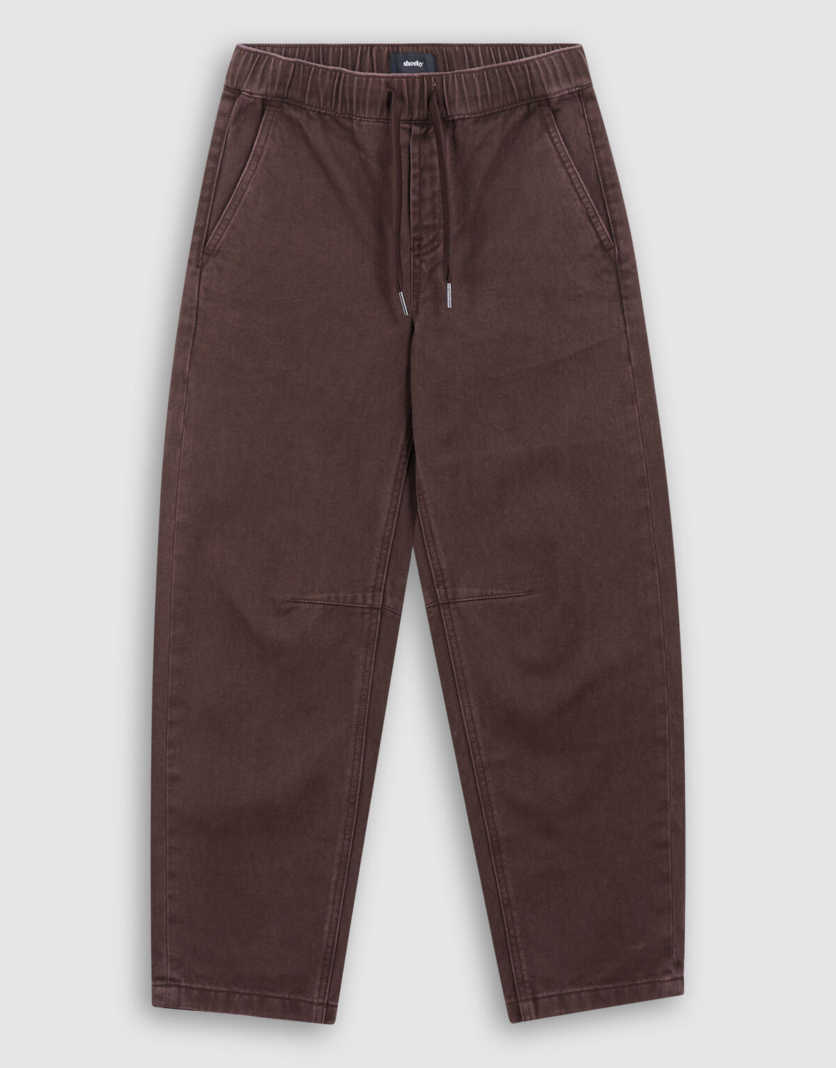 Twill-Barrel-Fit Hose Dunkelbraun SHOEBY BOYS