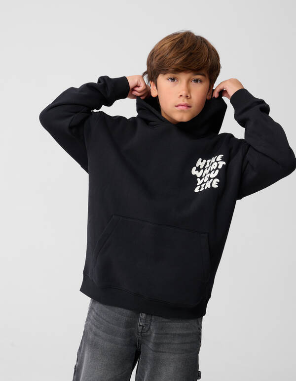 Like Hike Kunstwerk Hoodie Schwarz SHOEBY BOYS