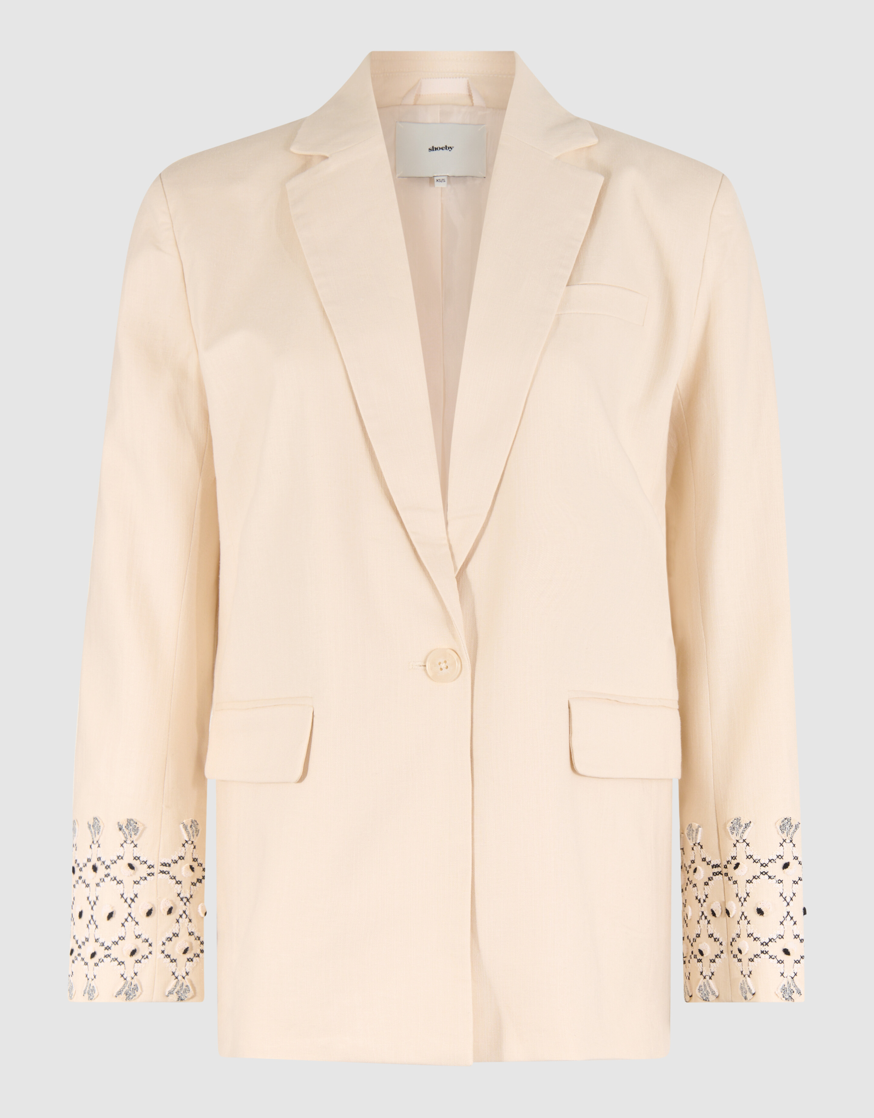 Embroidery Blazer Off White By Mieke SHOEBY WOMEN