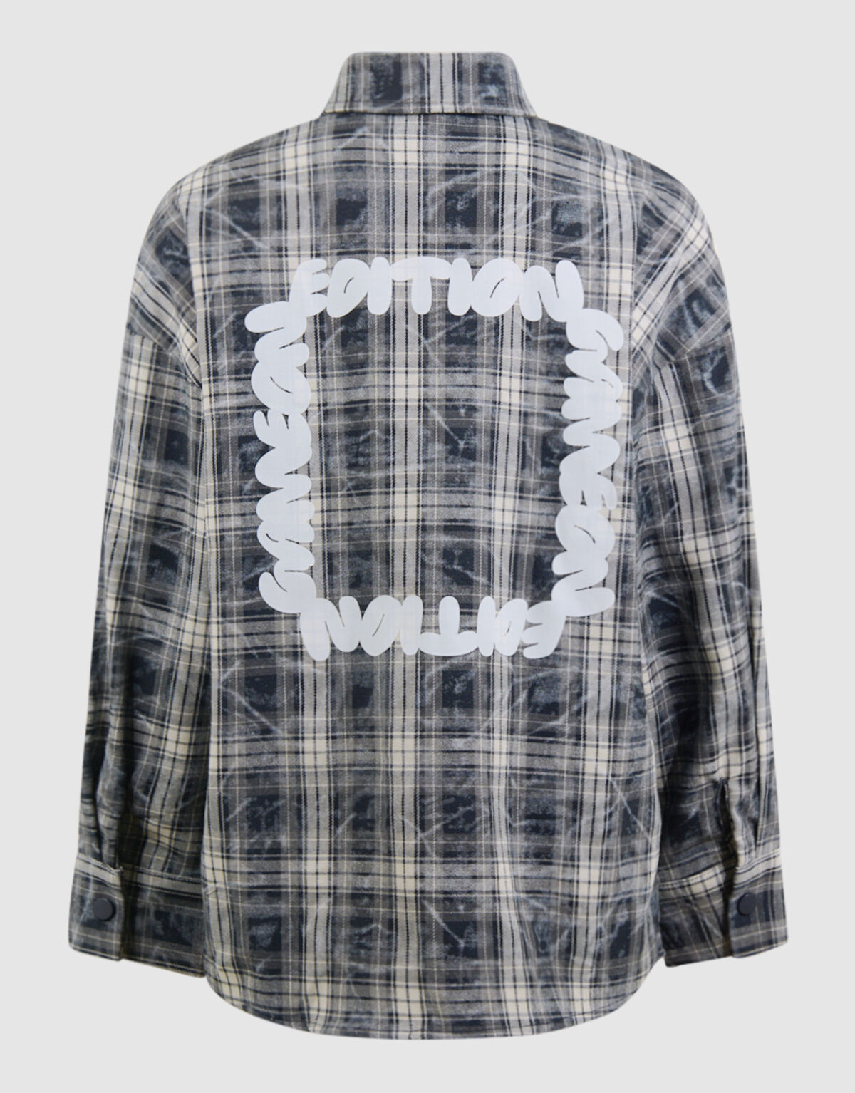 Zerst&ouml;rtes Ruiten Overshirt Grau SHOEBY BOYS