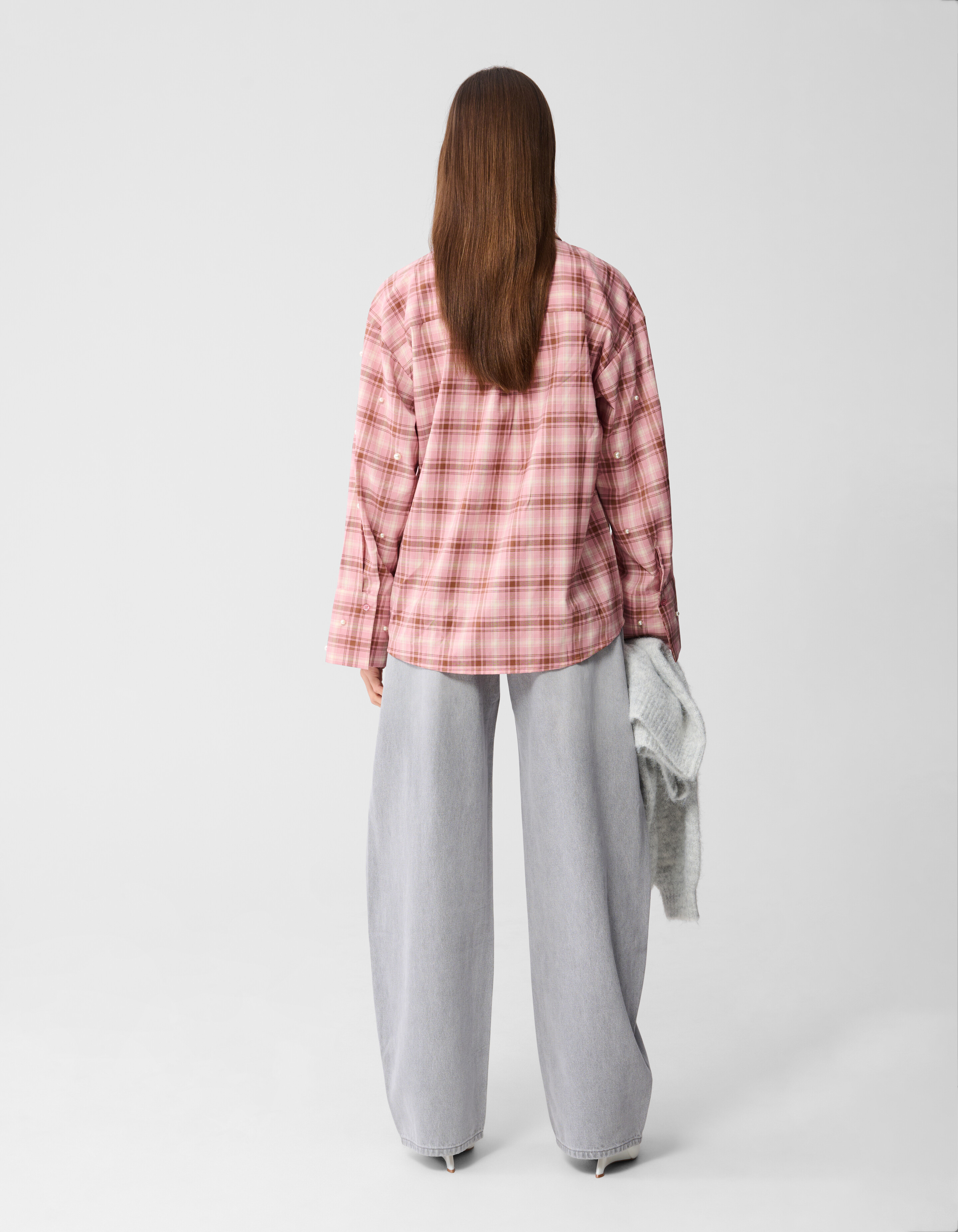 Baggy-Fit-Jeans, hellgrau SHOEBY WOMEN