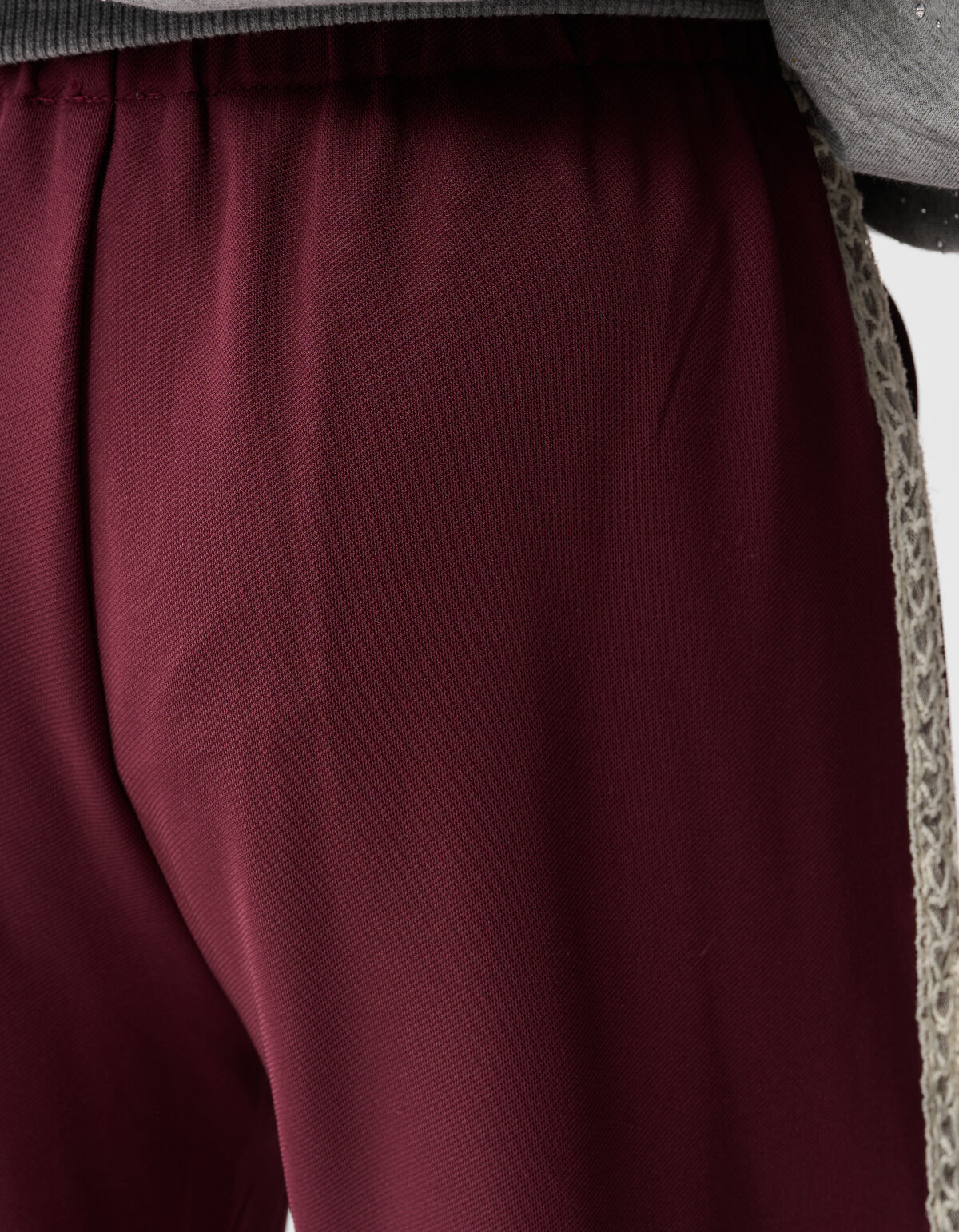 Sportliche Hose mit weitem Bein Dunkelrot SHOEBY GIRLS