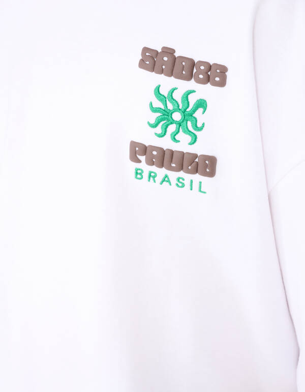 Sao Paolo Artwork T-Shirt Wei&szlig; SHOEBY BOYS