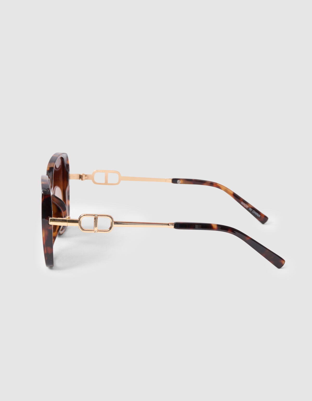 Quadratische Sonnenbrille Braun SHOEBY ACCESSOIRES