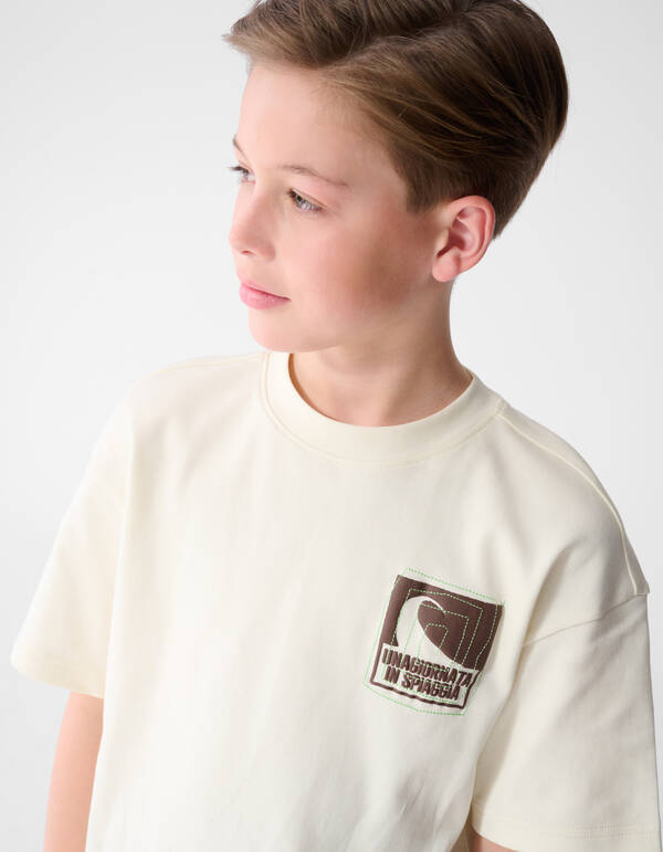 Spiaggia Artwork T-Shirt Gebrochen Wei&szlig; SHOEBY BOYS