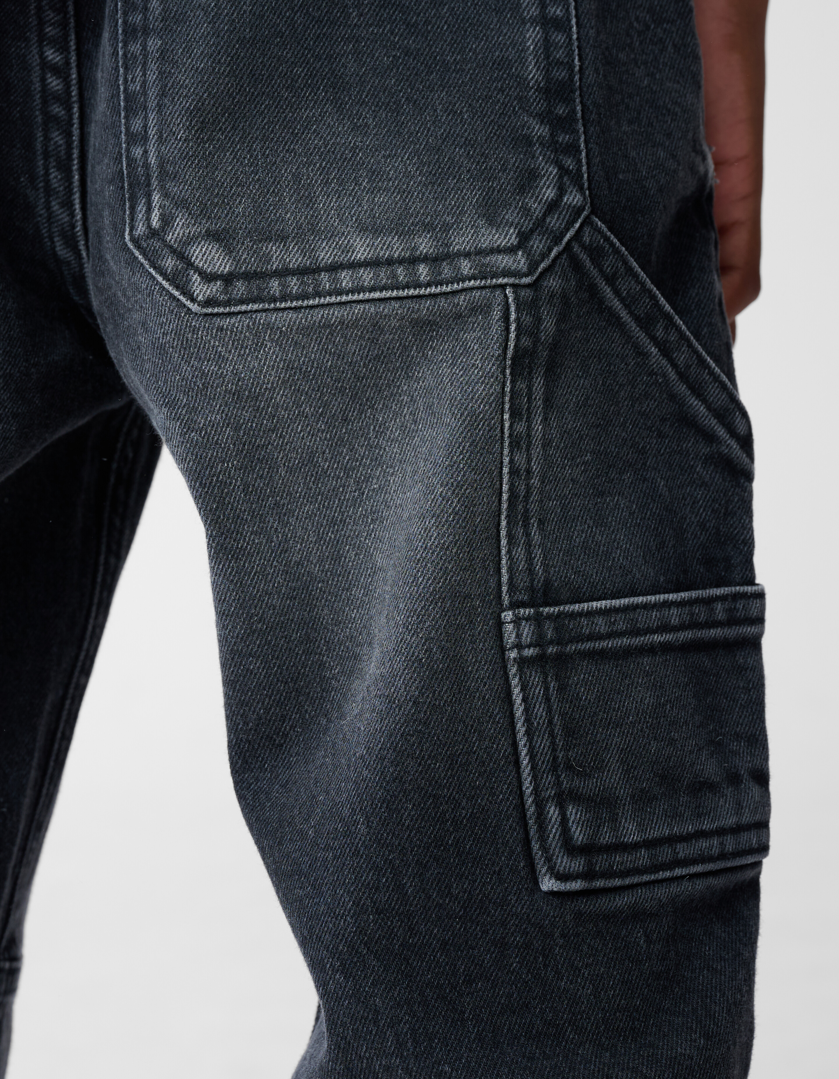 Carpenter Straight Fit Jeans Dunkelgrau SHOEBY BOYS