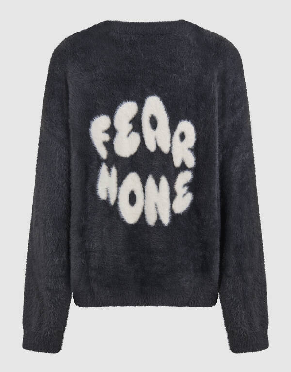 Artwork Strickpullover Dunkelgrau SHOEBY BOYS