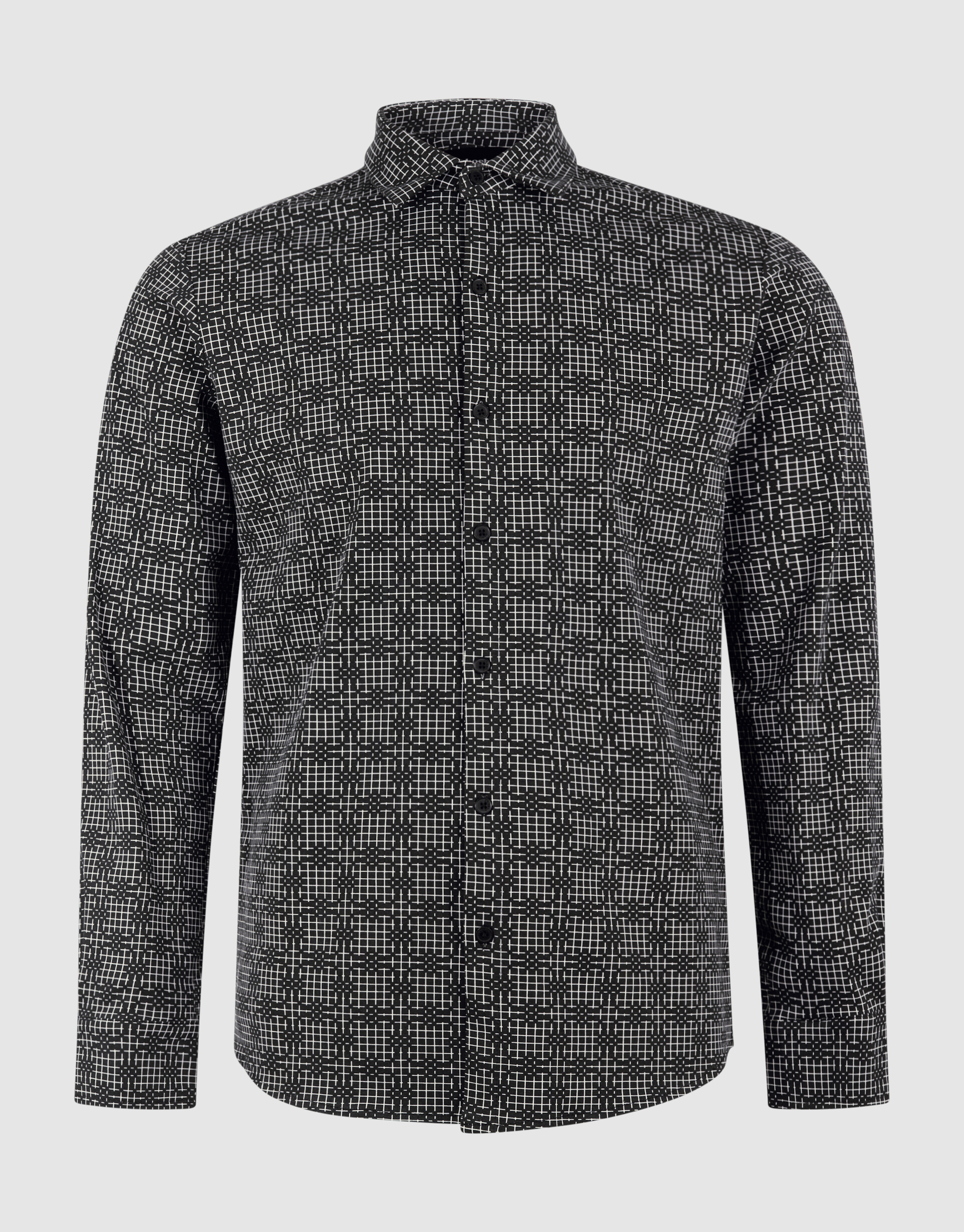 Bedrucktes Logo-Hemd Schwarz SHOEBY MEN