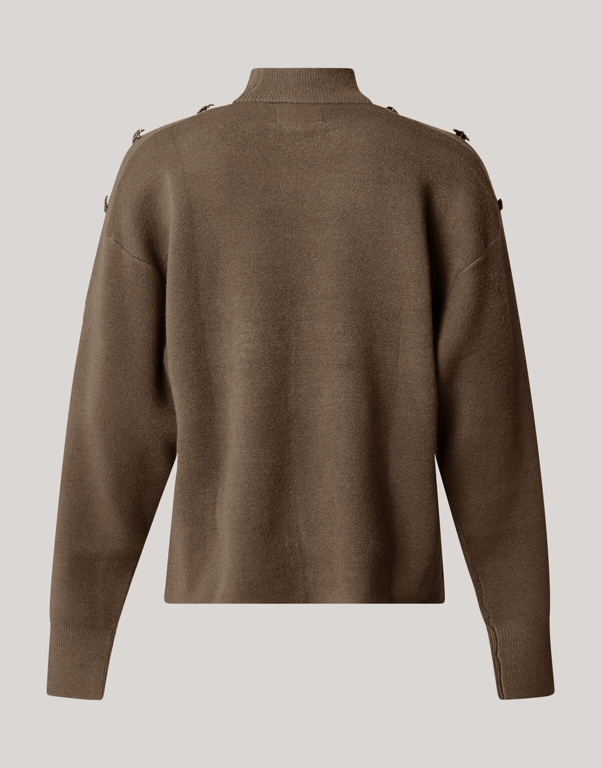 Knopfleiste Pullover Dunkelgr&uuml;n SHOEBY WOMEN