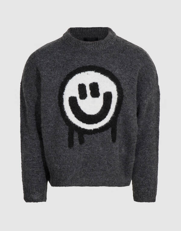 Smile Pullover Dunkelgrau SHOEBY BOYS