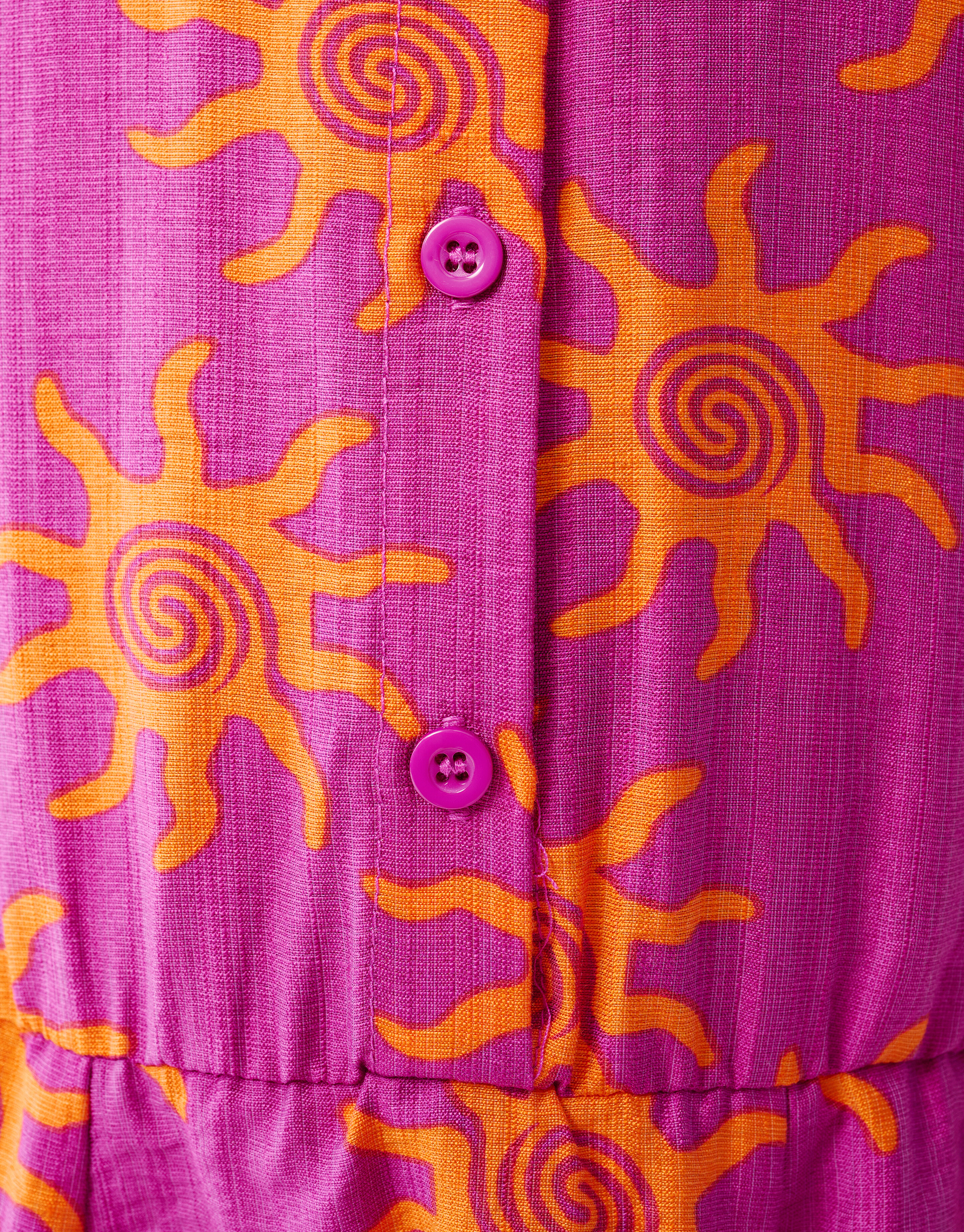 Kleid mit Artwork-Print Dunkelviolett SHOEBY GIRLS