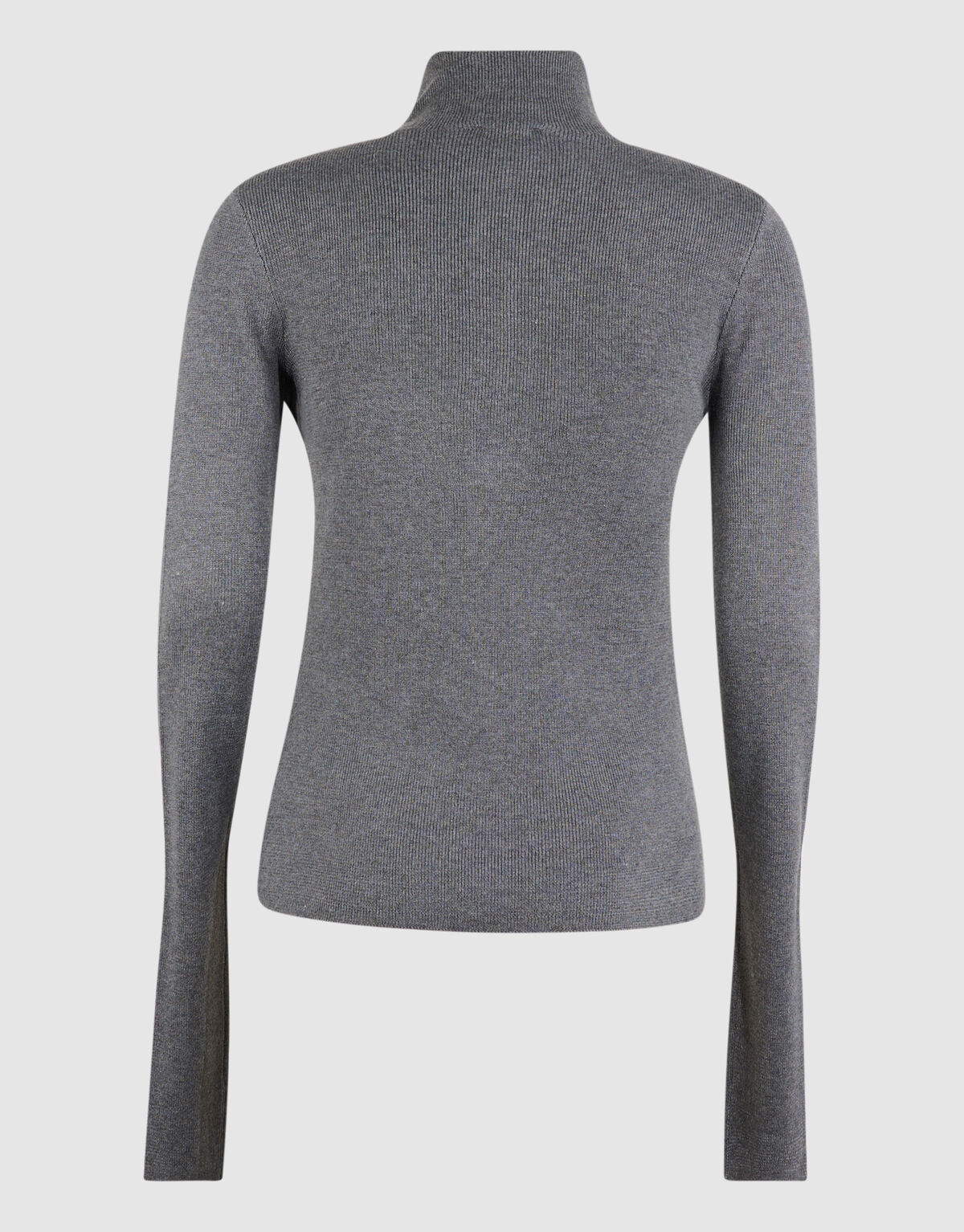 Ski-Pullover mit halbem Rei&szlig;verschluss grau SHOEBY WOMEN