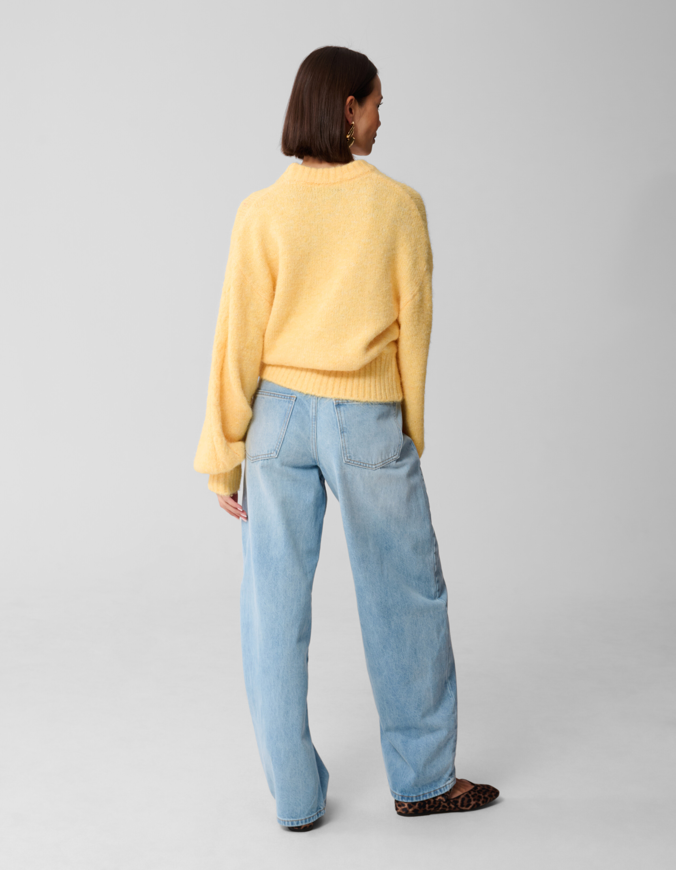 Baggy-Fit-Jeans Hellblau SHOEBY WOMEN