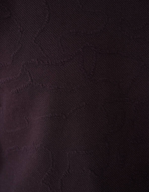 Struktur Sweatshirt Dunkelbraun SHOEBY MEN