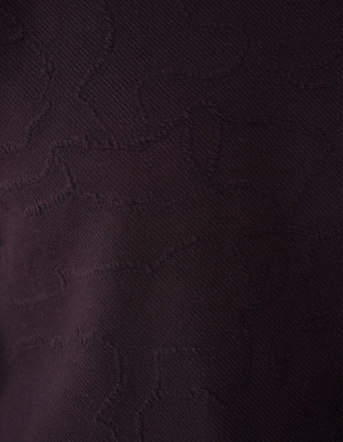 Struktur Sweatshirt Dunkelbraun SHOEBY MEN