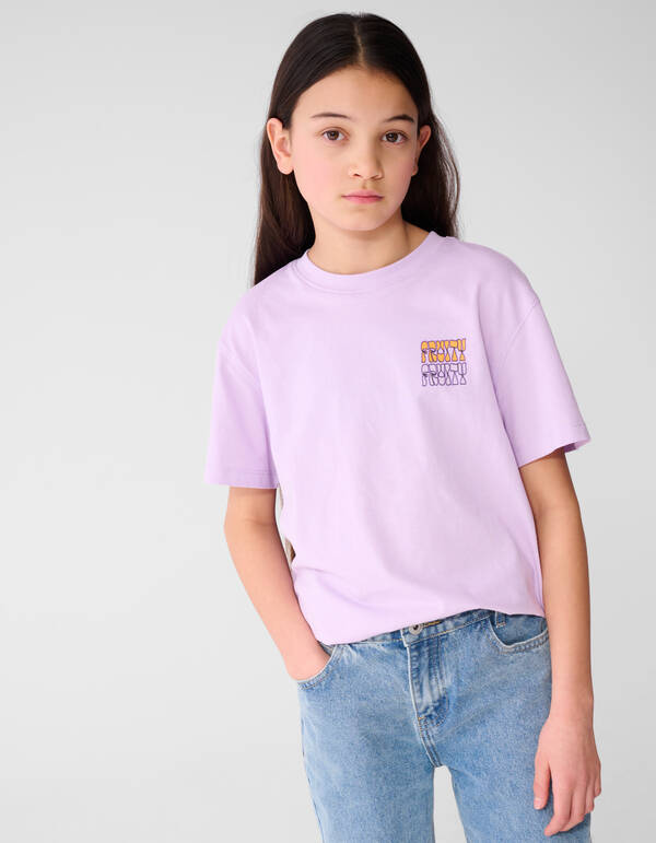 Fruity Artwork T-Shirt Helllila SHOEBY GIRLS