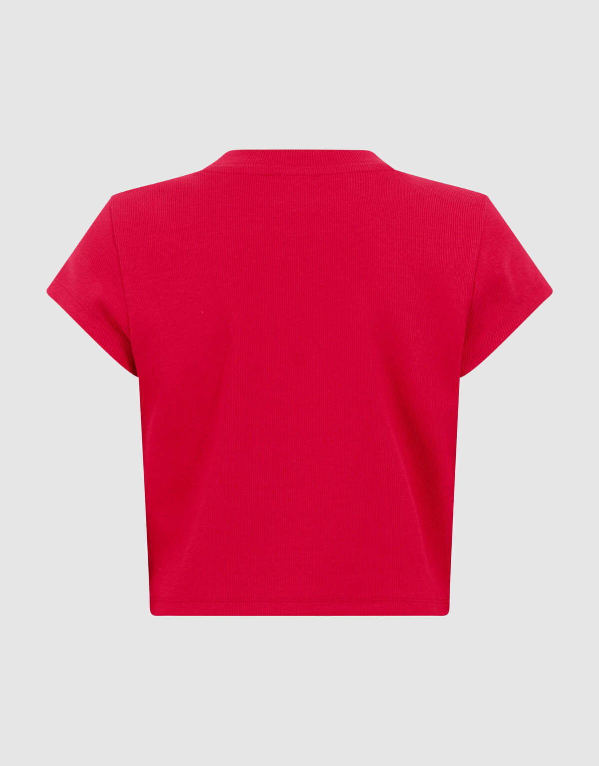 Les Fraises Rib Crop-Top Rot SHOEBY GIRLS