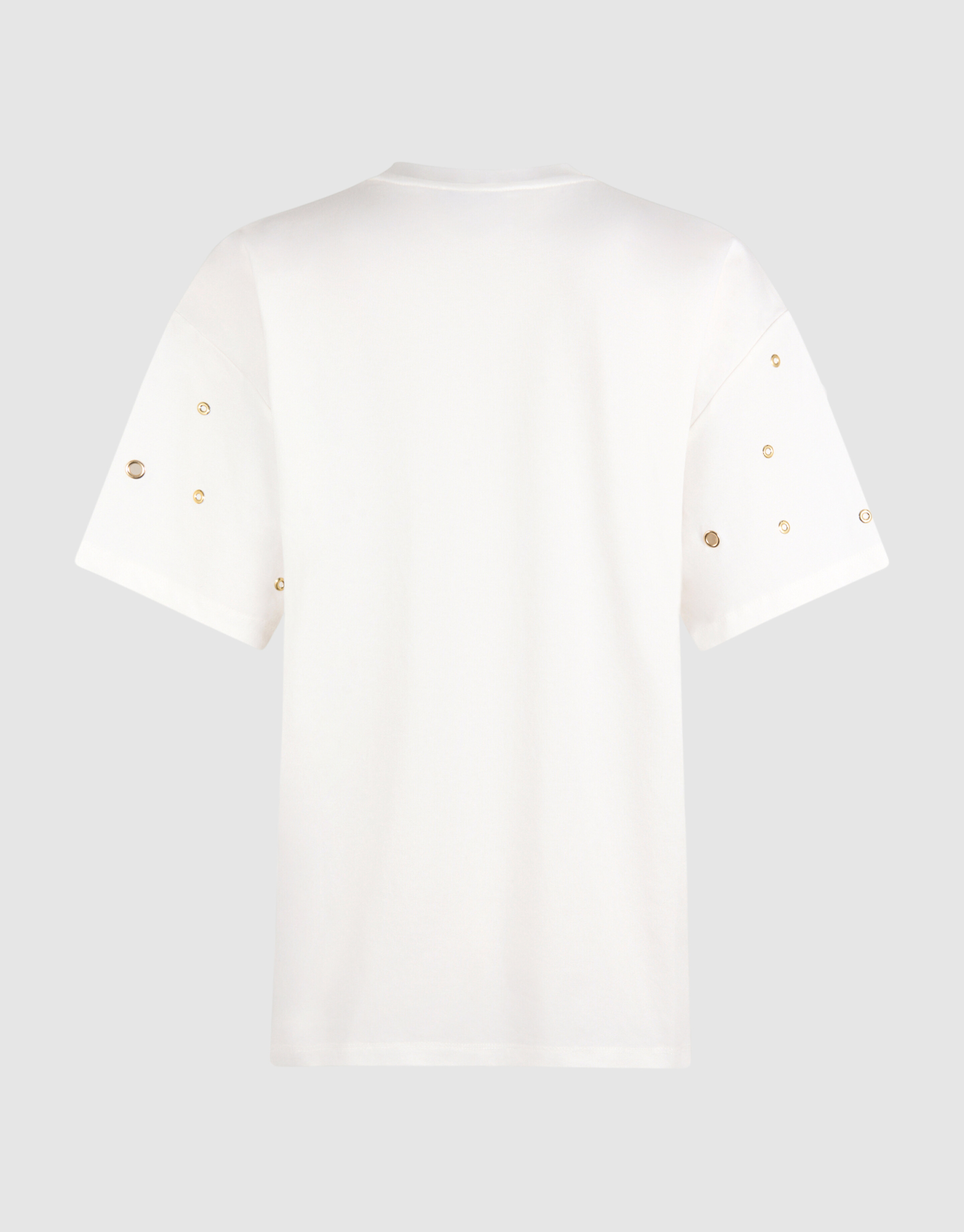 Oversized T-Shirt mit &Ouml;sen Wei&szlig; SHOEBY WOMEN
