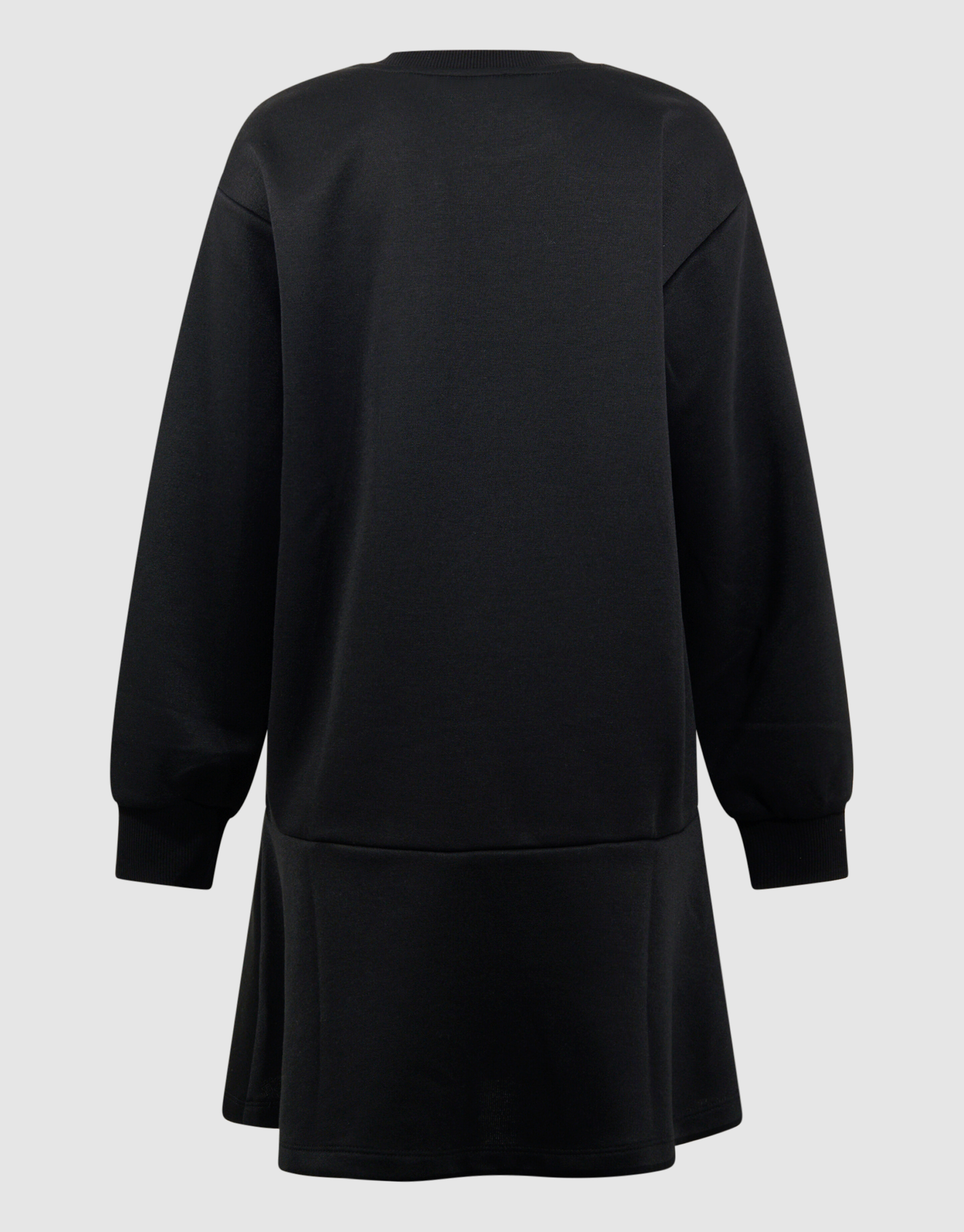 Schwarzes Sweatshirtkleid mit Herzchenmuster SHOEBY GIRLS