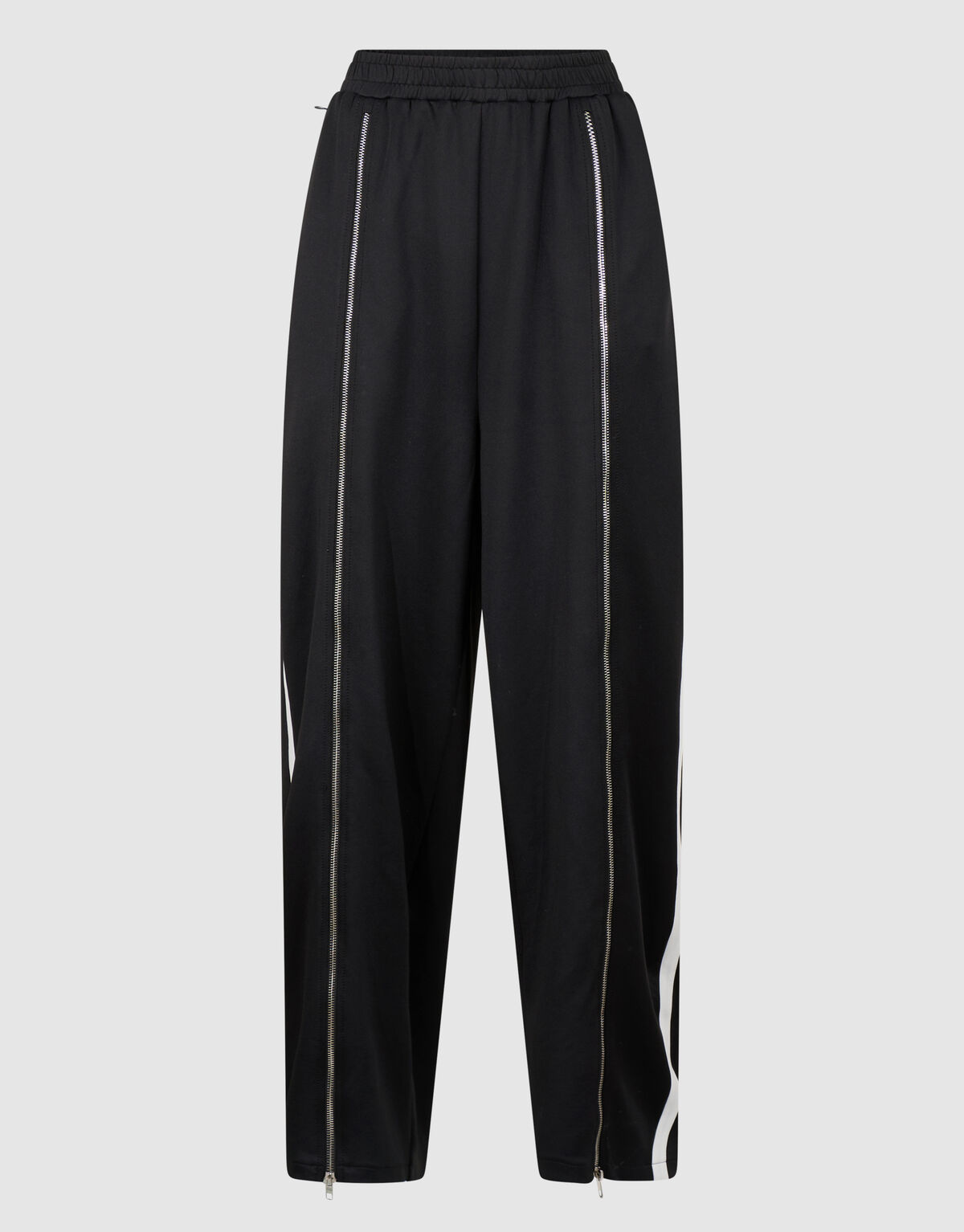 &bdquo;Front Zipper Barrel Fit&ldquo;-Hose in Schwarz SHOEBY WOMEN