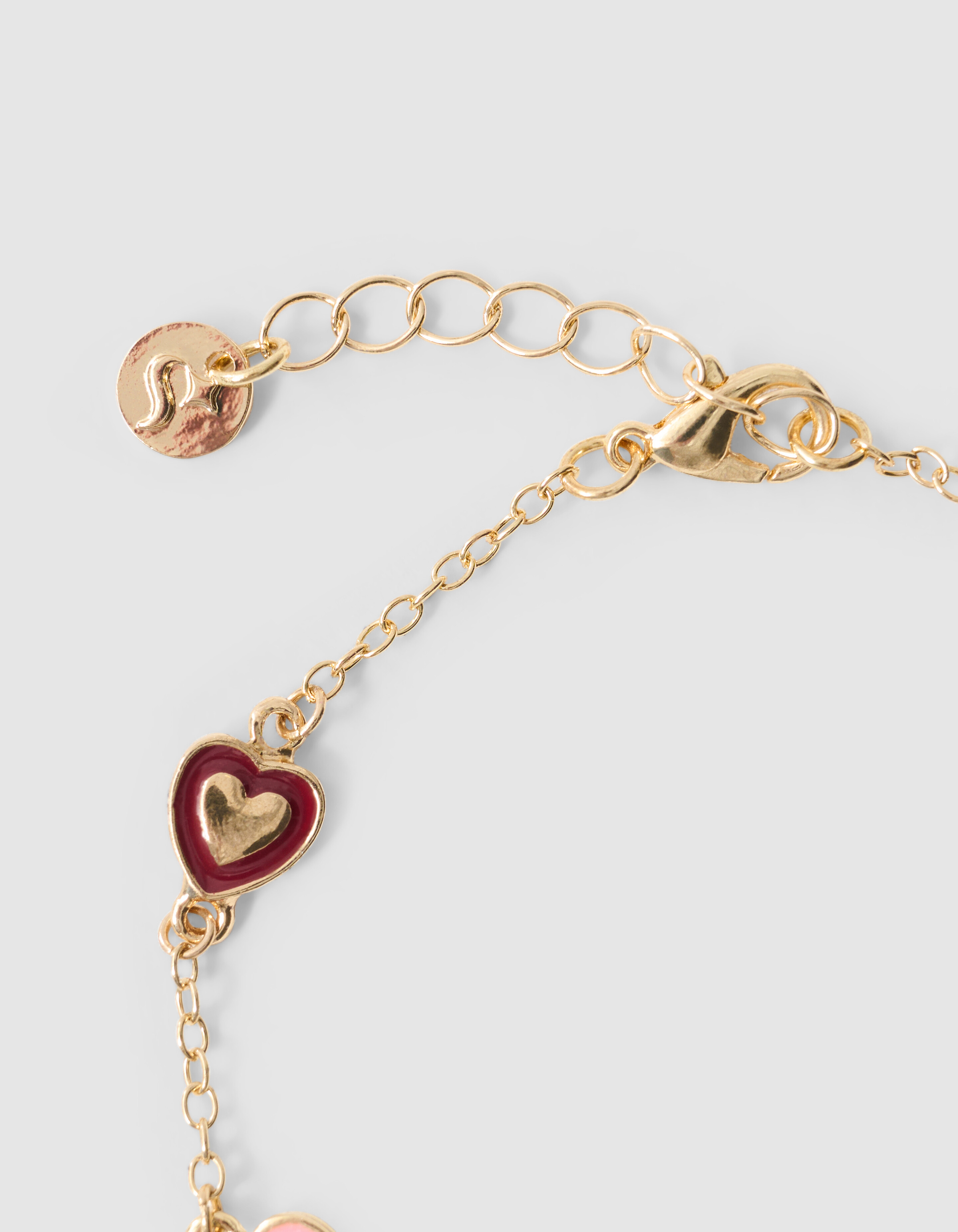 Herz-Armband Gold SHOEBY ACCESSOIRES