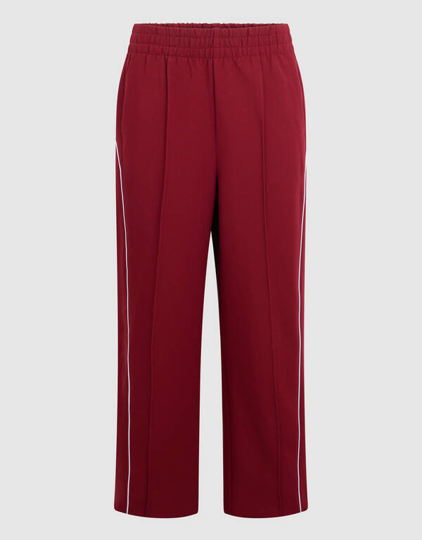 Sportliche Hose mit weitem Bein Rot SHOEBY WOMEN