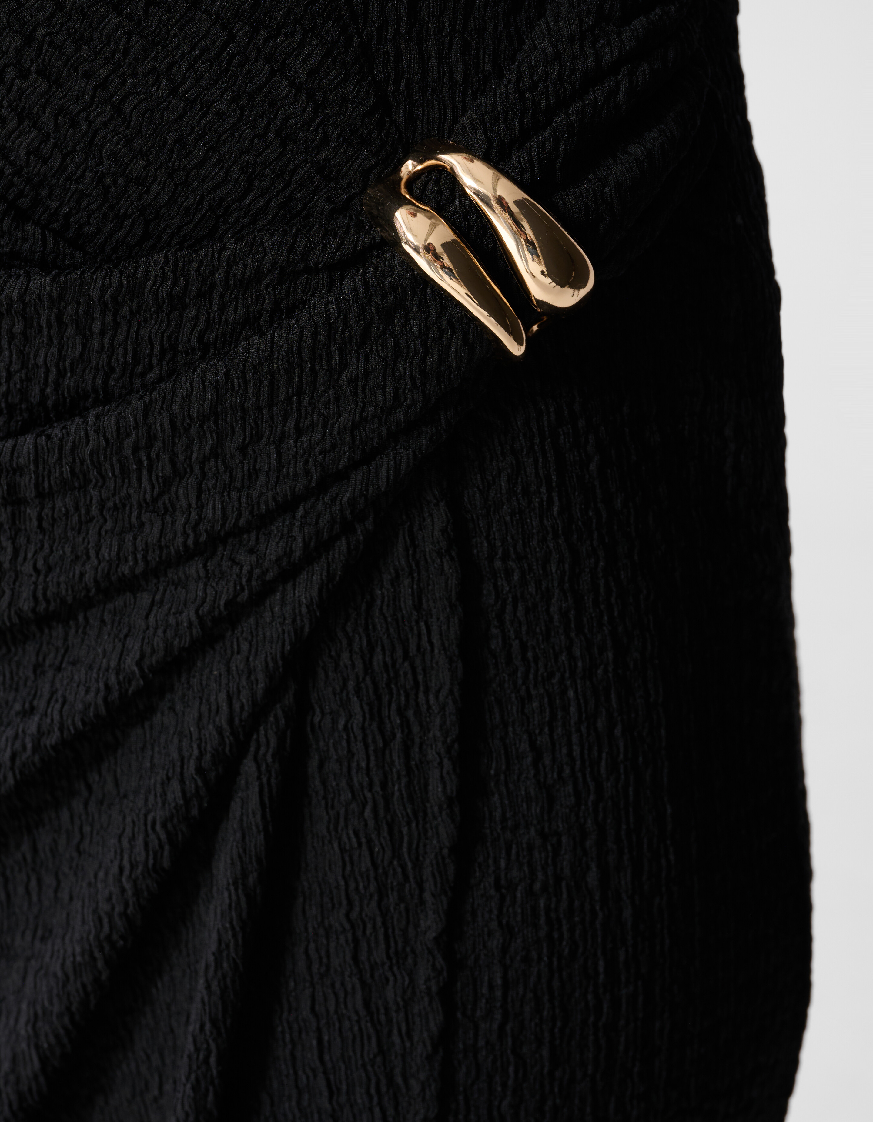 Crinkle Maxi Rock Schwarz SHOEBY WOMEN