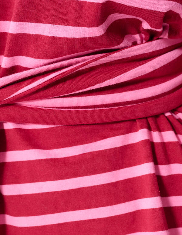 Schal Gestreiftes T-Shirt Rosa/Rot SHOEBY WOMEN