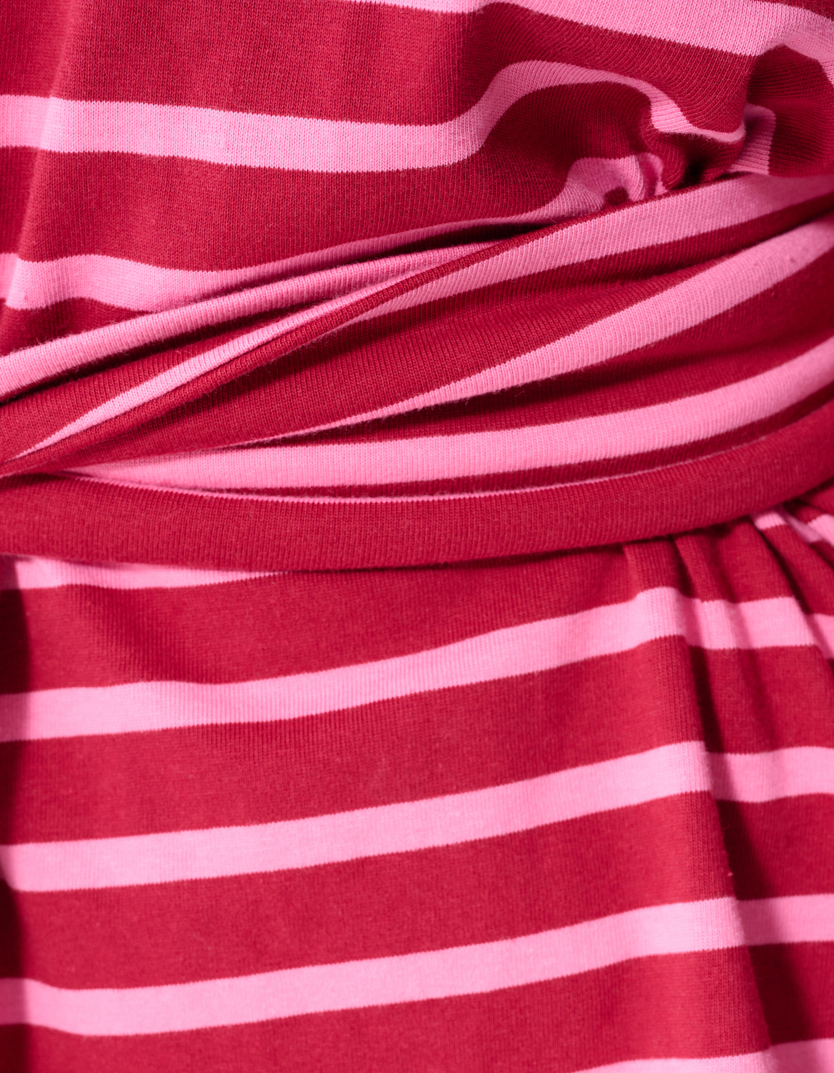 Schal Gestreiftes T-Shirt Rosa/Rot SHOEBY WOMEN