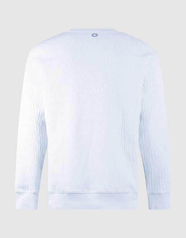 Strukturpullover Hellblau SHOEBY MEN