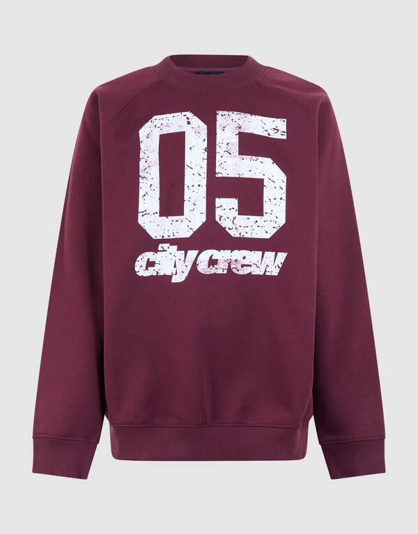City Crew Pullover Dunkelrot SHOEBY BOYS