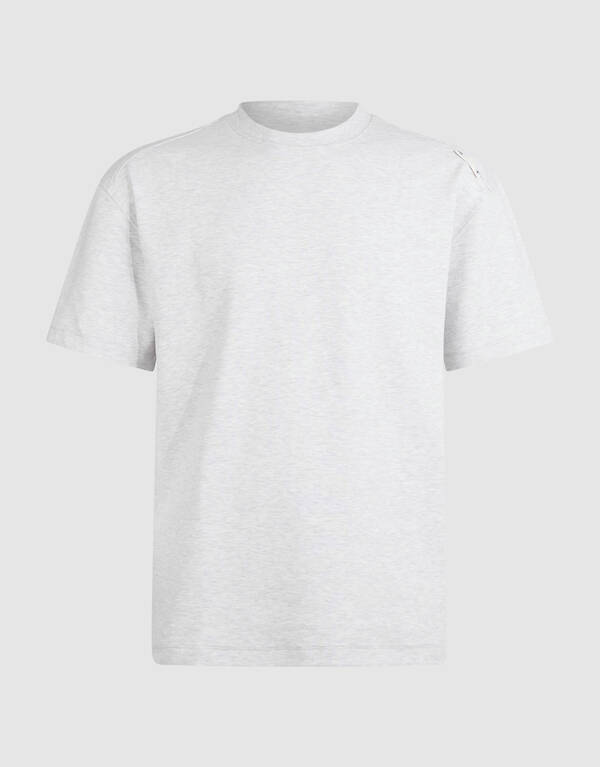 Label-Basic-T-Shirt Hellgrau SHOEBY MEN