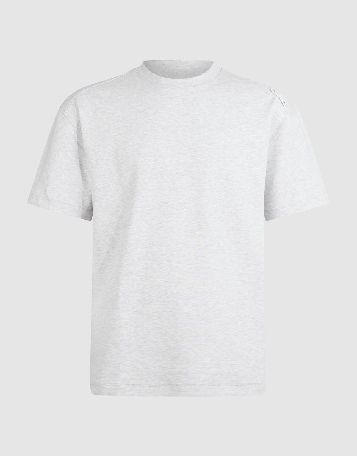 Label-Basic-T-Shirt Hellgrau SHOEBY MEN