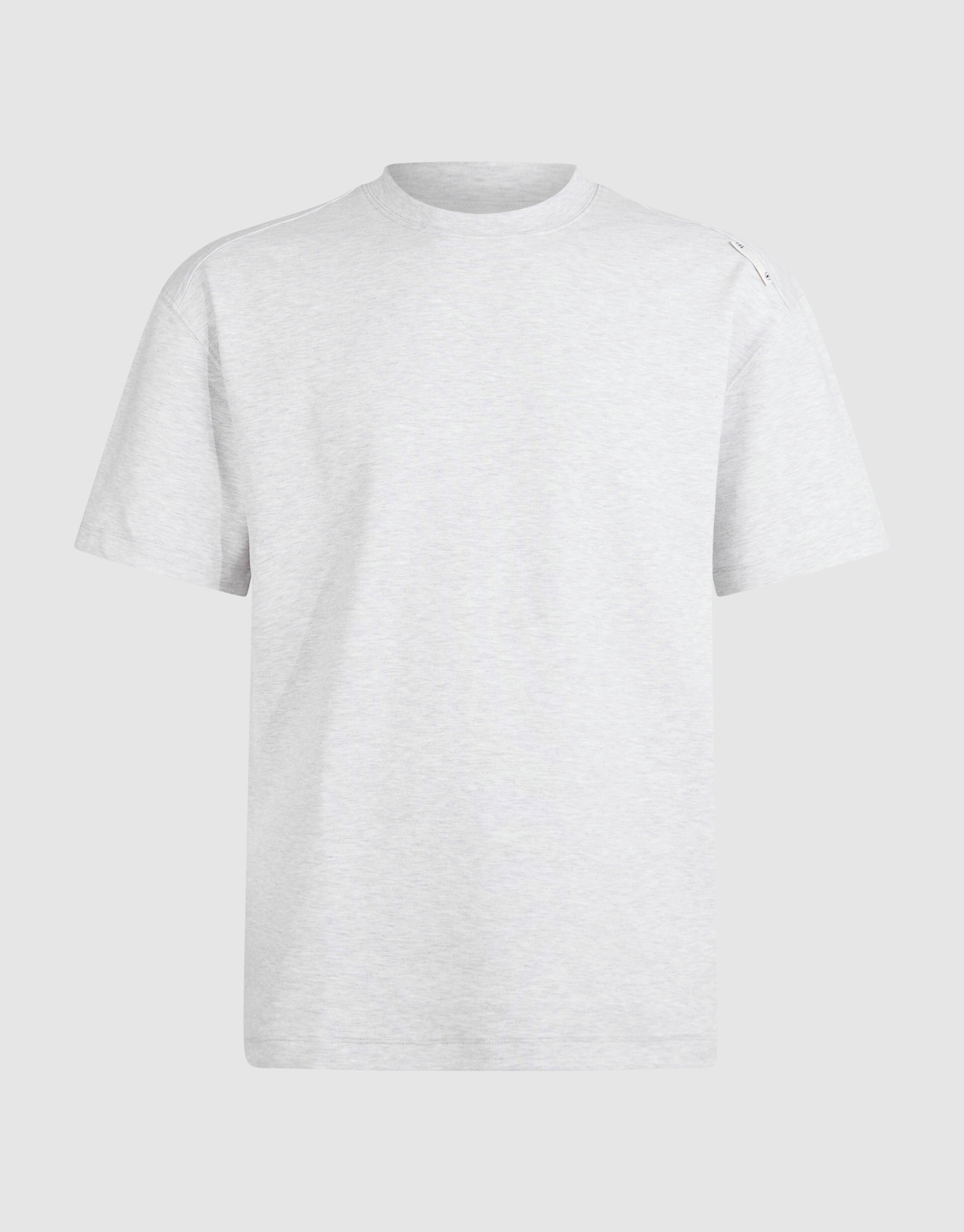 Label-Basic-T-Shirt Hellgrau SHOEBY MEN