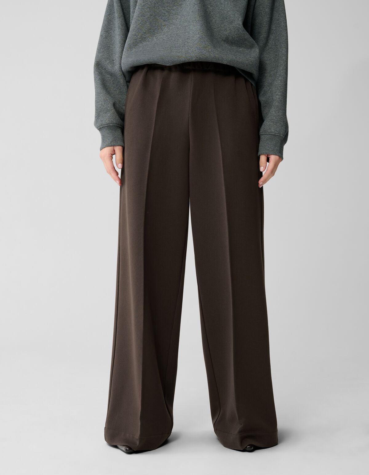 Hose mit weitem Bein in Dunkelbraun von Lonneke SHOEBY WOMEN