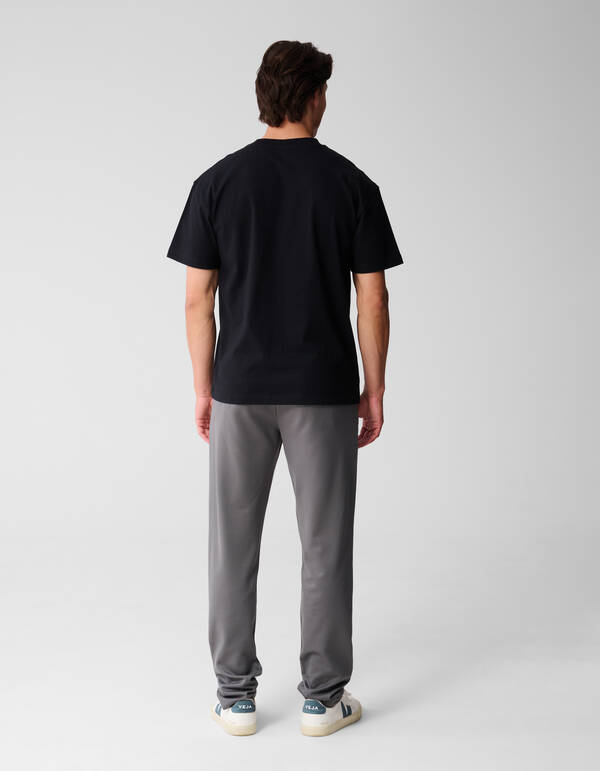 Flock Line Artwork T-shirt Schwarz SHOEBY MEN