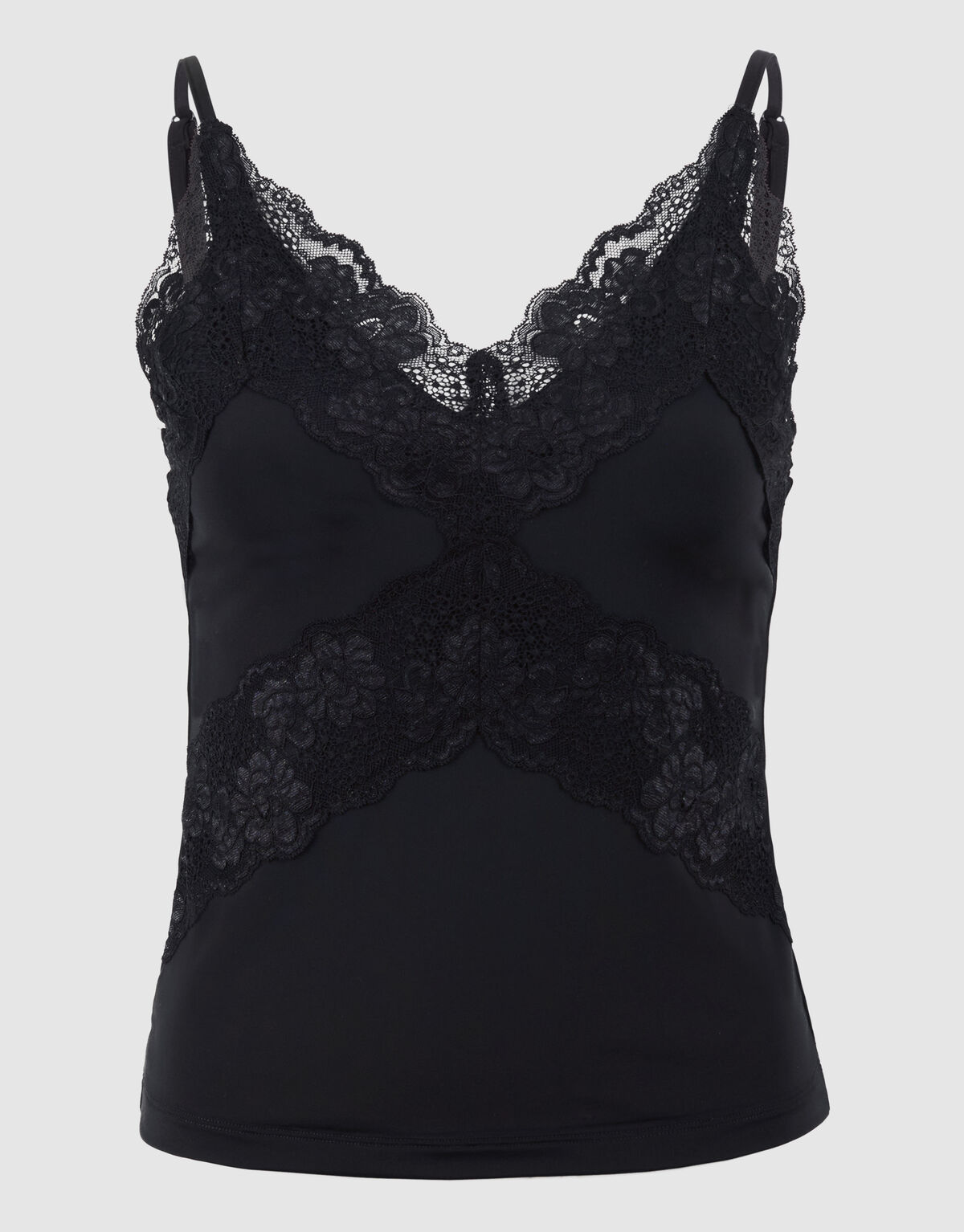 Spitzen-Singlet Top Schwarz SHOEBY WOMEN