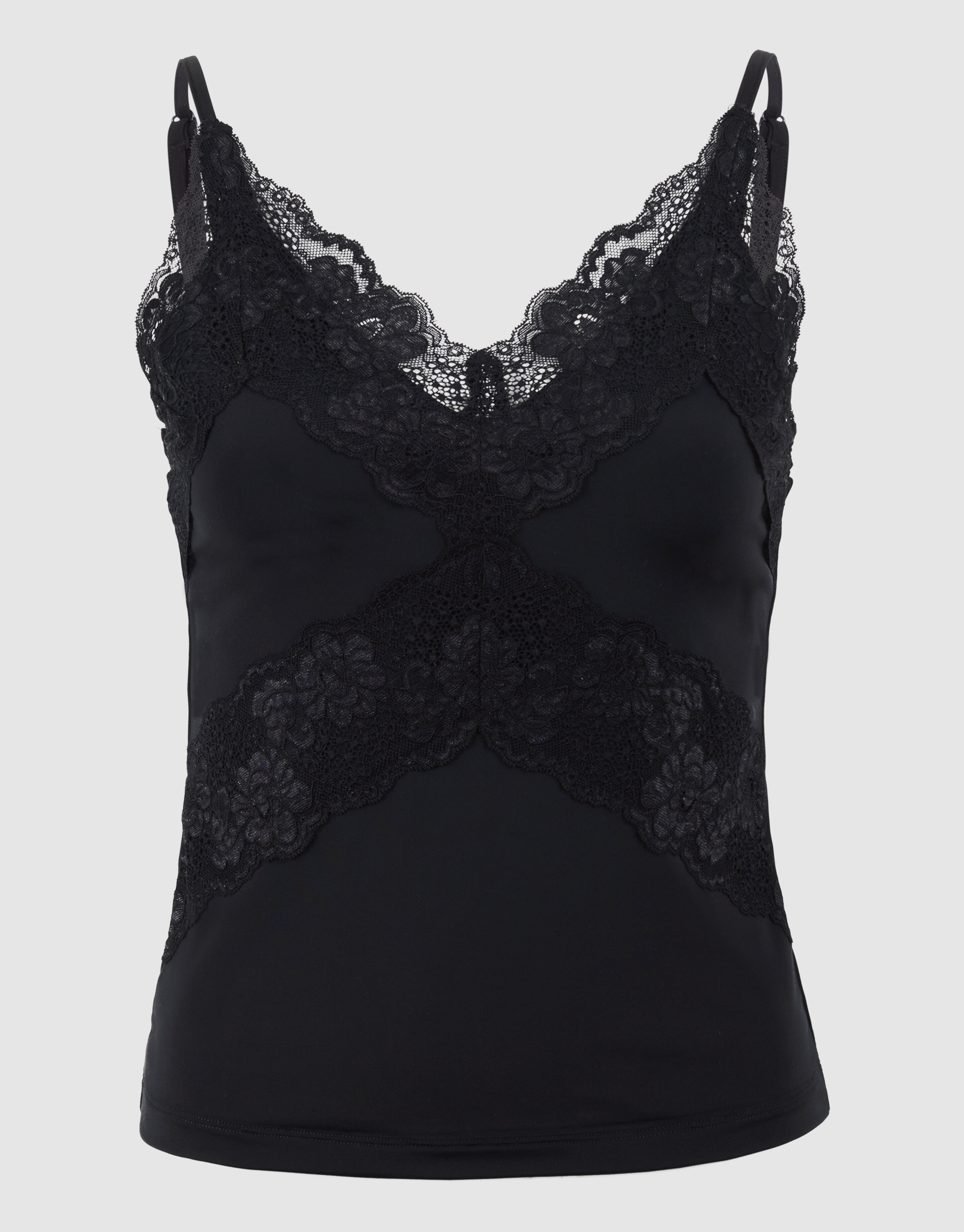 Spitzen-Singlet Top Schwarz SHOEBY WOMEN