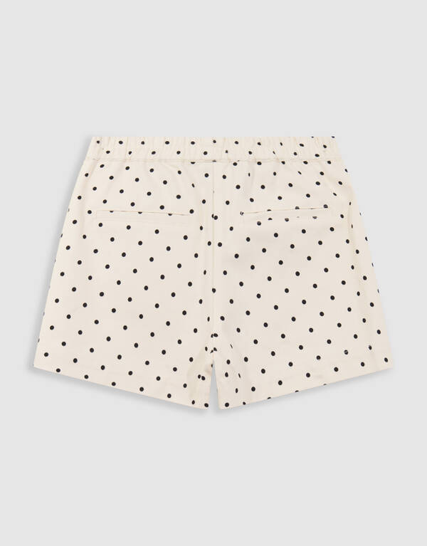 Polkadot Kurz Gebrochen Wei&szlig; SHOEBY GIRLS