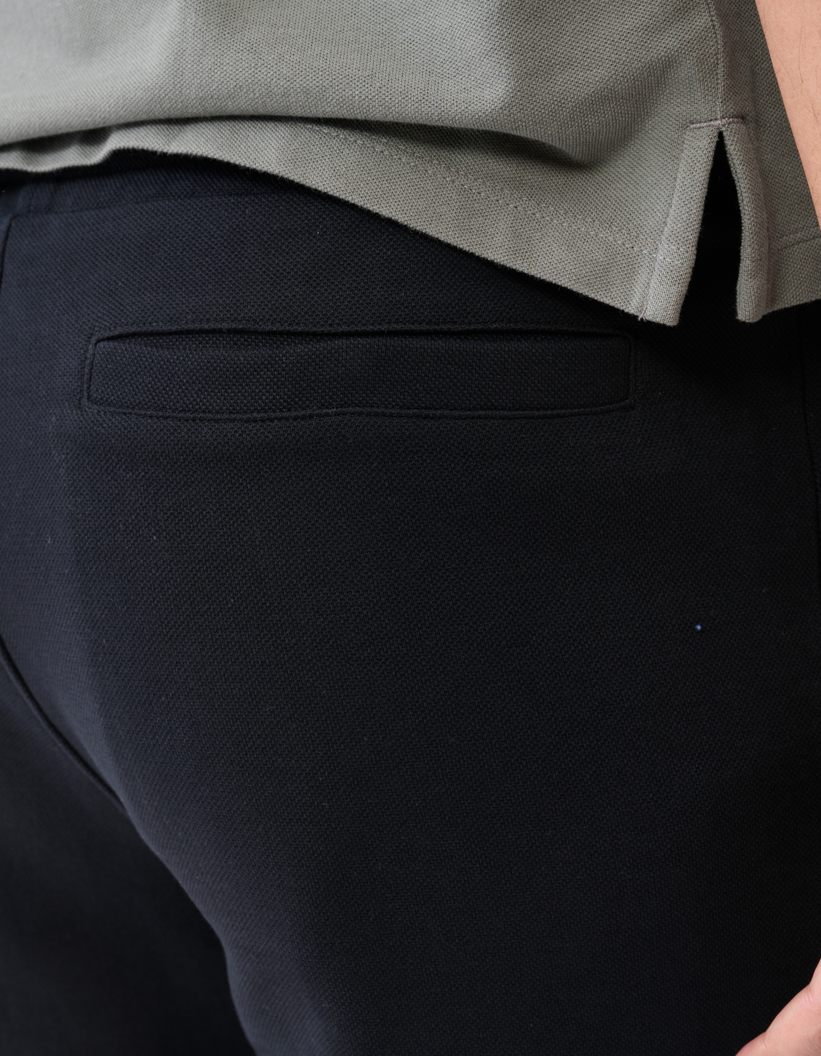Piqué Shorts Schwarz SHOEBY MEN