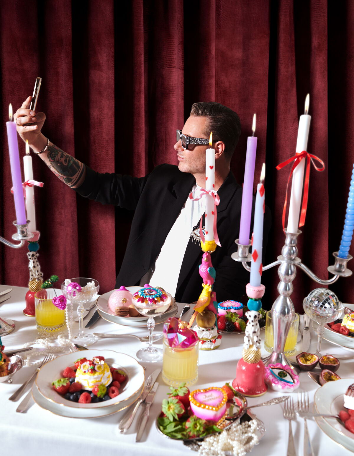 Pavlova Weihnachtskugel Mehrfarbig By Fred SHOEBY ACCESSOIRES