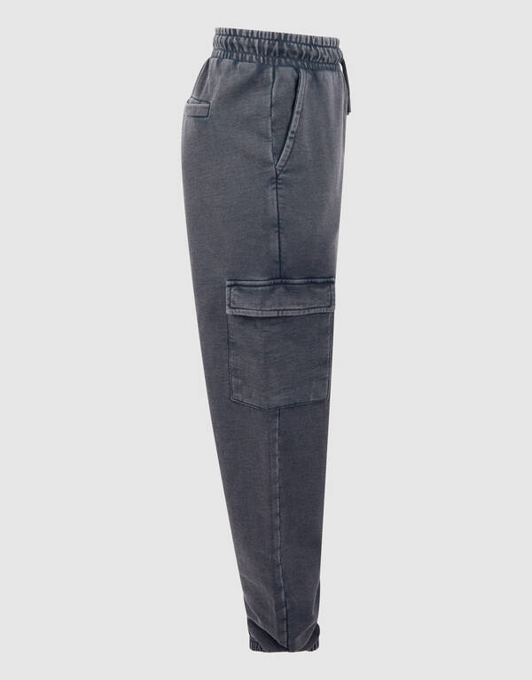 Loose Fit Cargo Hose Dunkelgrau SHOEBY BOYS