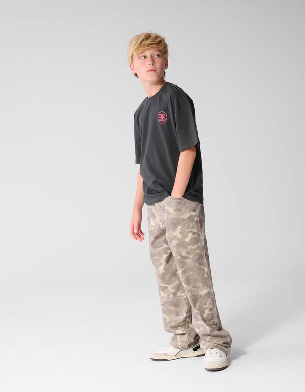 London-Kunstwerk-T-Shirt Dunkelgrau SHOEBY BOYS